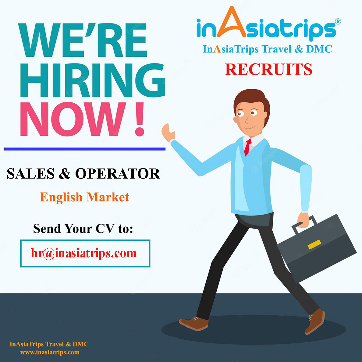 Recruitment - Sales Executive & Operator - English Market